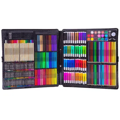 258 Pcs Art Set - Hot Art Canvas Paint Set Supplies for Kids