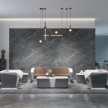 Edge Series Glossy White sofa