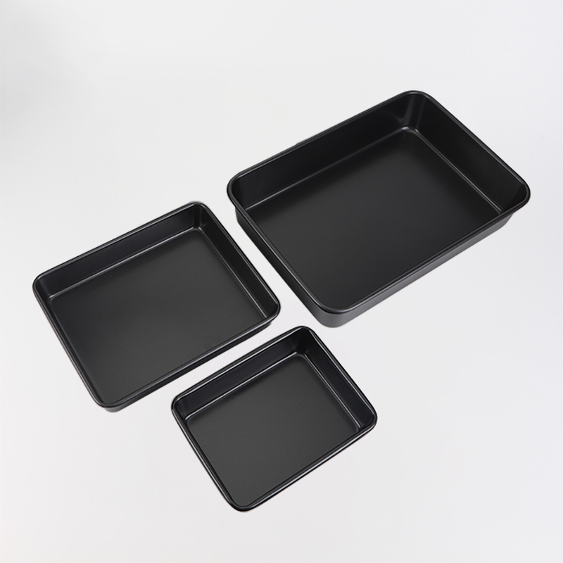 11”13“16”rectangular carbon steel cake pan-black (1)