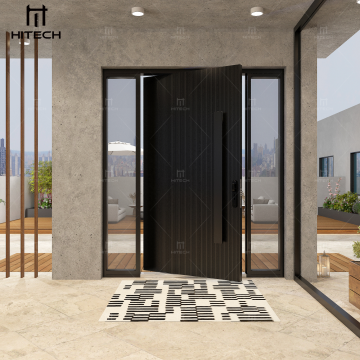 High-Tech Metal Entry Doors with Smart Locks for Houses
