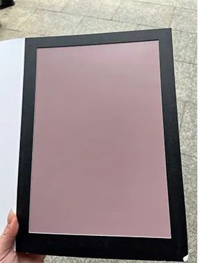 Skin gradient coated steel plate