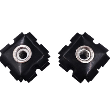 Pabrik Direct Stainless Steel Star Tube Insert Nut Untuk M6, M8, 1/4 Square Tube Fasteners