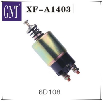 excavator parts 6d108 magnetic switch 24V