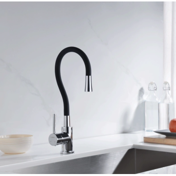 360 ° cleanable draw faucet