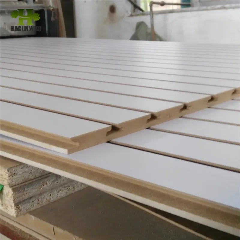 Melamine Grooved MDF for Display Furniture