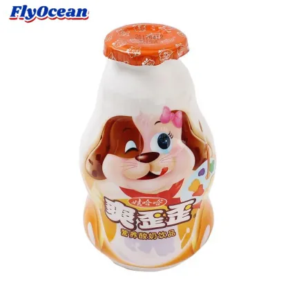 Jelly Brown Bottle Fruit Flavored Milk Drink