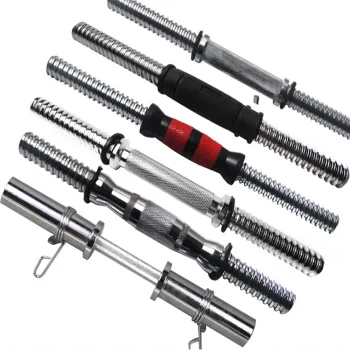 Durable Threaded Dumbbell Handle Bars for Adjustable Weightlifting Accessories
