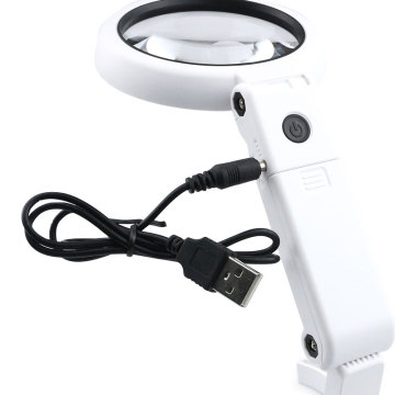 5X 8X Foldable Desktop Chargeable USB Magnifying Glass - Hot Sell