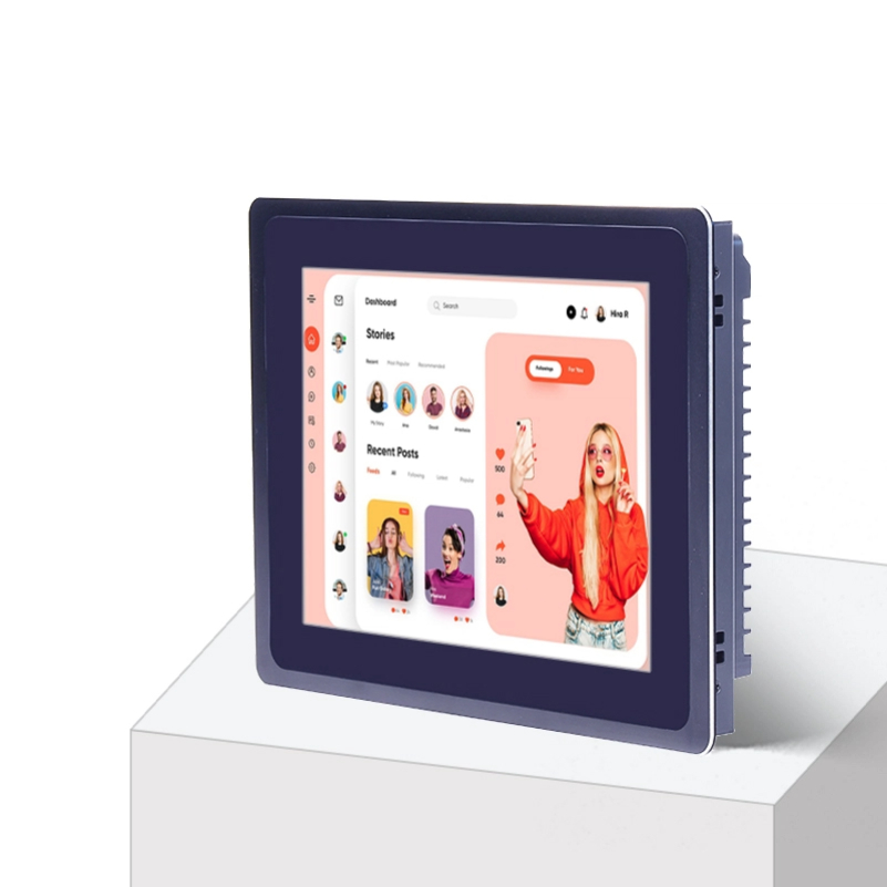 high brightness touch screen industial computer monitor