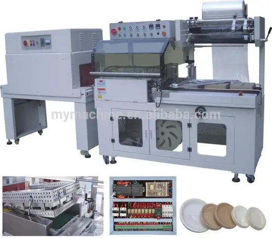 Hot sale tray shrink wrapping machine