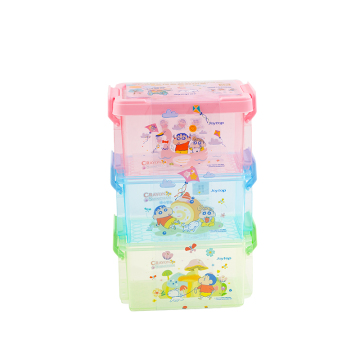 Joytop 102140 Three-Tier Stacked Storage Box - Cute and Practical