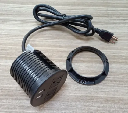 Black Multi-purpose USB Socket