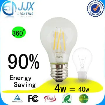 flip chip package 4W led filament bulb E27 for office lighting