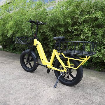 Elektrische fiets met grote banden, volledige ophanging en dubbele batterijsysteem: de ultieme leveringscyclus