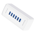 Chargeur mural USB intelligent de bureau à 6 ports