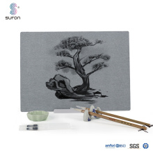 Pintura de tábua de artista suran com escova de água