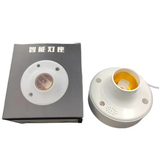 Energy Efficient Round Shape Sound Sensor Light Holder - Easy to Install