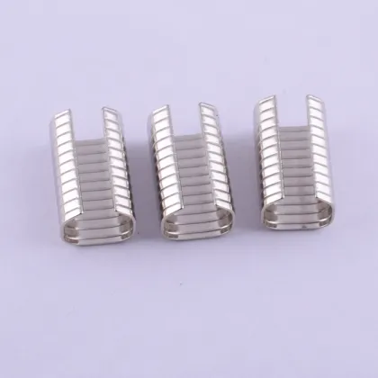Silver Color 11mm Metal Rope Cord End Fasten Clip for Gifts