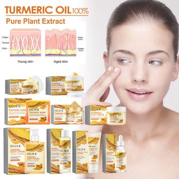 Organic Turmeric Body Lotion with Vitamin C - Anti-Aging Face and Body Lotion