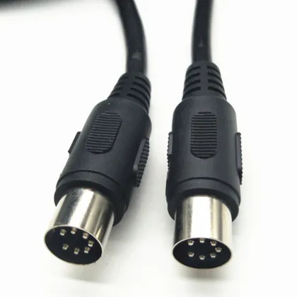 Dual Male 5-Pin MIDI Audio Extension Cable