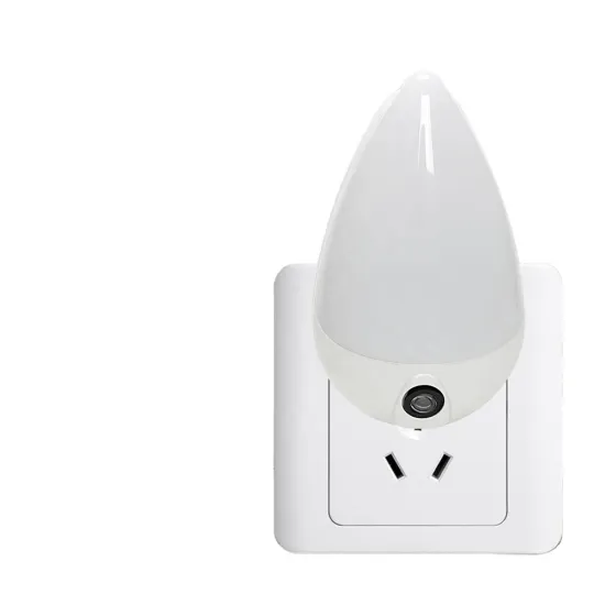 Children LED Bedroom Lamp Smart Light Sensor Wall Socket Lamp Water Drops Shape Night Light