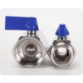Fabricación de acero inoxidable 304/316 mini válvula de bola