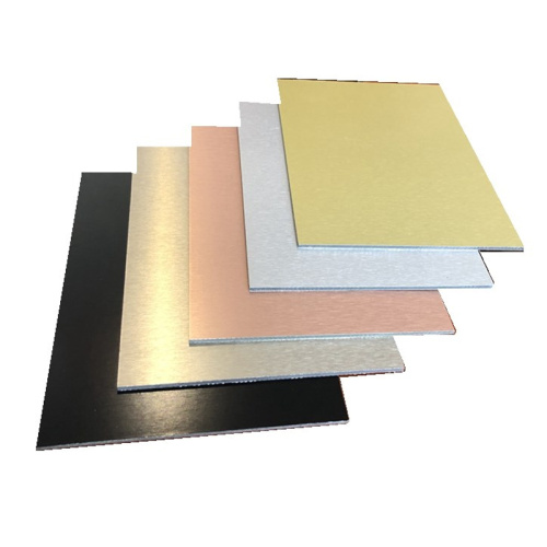 Brushed Aluminum Composite Panel with Metal Coated