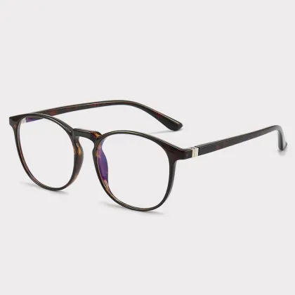 XUEDIAO Retro Round Frame Anti-Blue Ray Computer Glasses for Men and Women