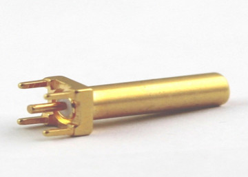 Gold Plated MCX Straight PCB Mount