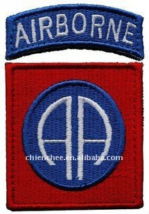 Embroidered Patches - Durable 82nd Airborne Division for Army/Air Force/Sea Force (Patch/Emblem/Badge/Label/Crest/Insignia)