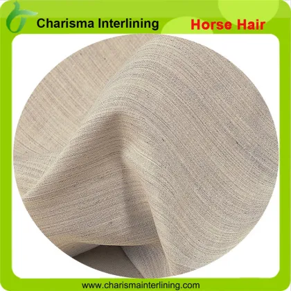 Stiff Horse Hair Cloth Fusible Interlining for Suits/ Tailoring