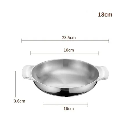 Stainless Steel Korean Silver Ramen Pot