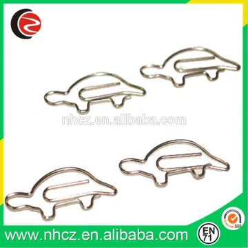 Turtle Shaped Metal Paper Clips