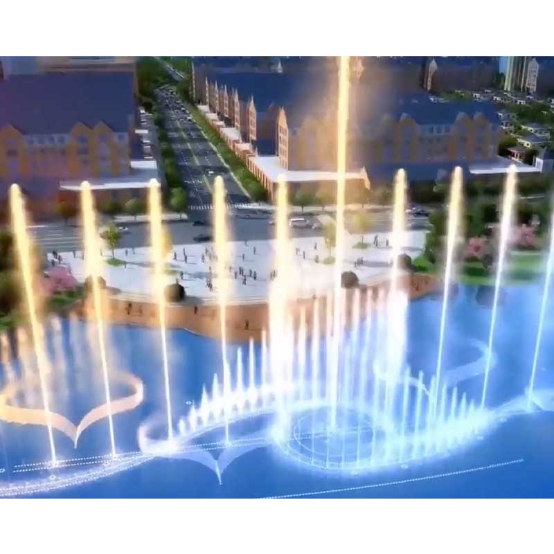 Beautiful Lake Fountain Jpg