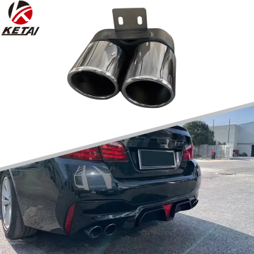 Parti del paraurti del tubo di coda in acciaio inossidabile per BMW F10 F18