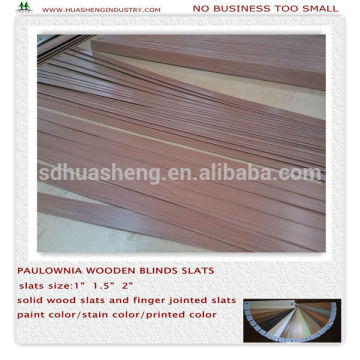 wooden blind slats