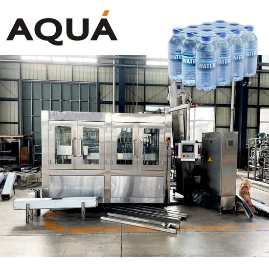 Full Set Water Bottles Filling Line with 3-in-1 Purified Water Filling Machine