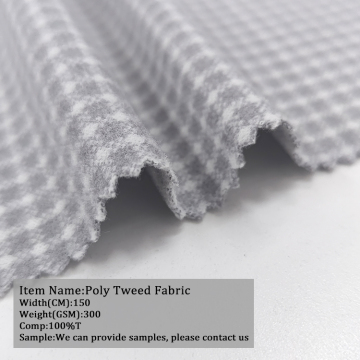 Polyestersticktyg för modepoly tweed
