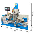 WEISS WBP250F-D / WBP250LF-D Variable Speed Combo Lathe & Mill With 3-Axis DRO