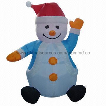 Inflatable Snowman, Customized Sizes and Designs are Welcome