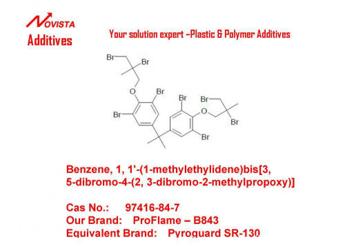 TetrabromobiSphenol A BIS (Dibromethylpropyl ether) SR-130 EPS XPS 97416-84-7 مثبطات اللهب