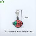 Reusable Custom Strawberry Shape Silicone Pet Tag