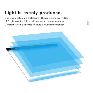 Υψηλής ποιότητας Ρυθμιζόμενη μείωση A3 LED Tracing Pad