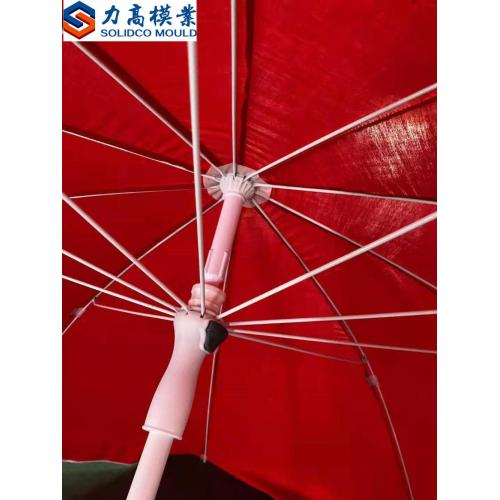 Customized hot sell plastic Sun Beach Umbrella mould