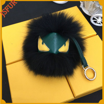 Fashionable Colourful Accessory Monster Fur Keychain