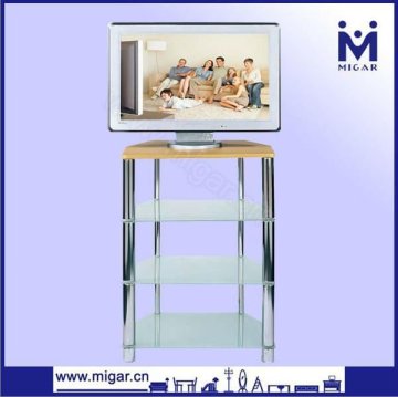 Multi tiers glass corner TV cabinet MGR-9715