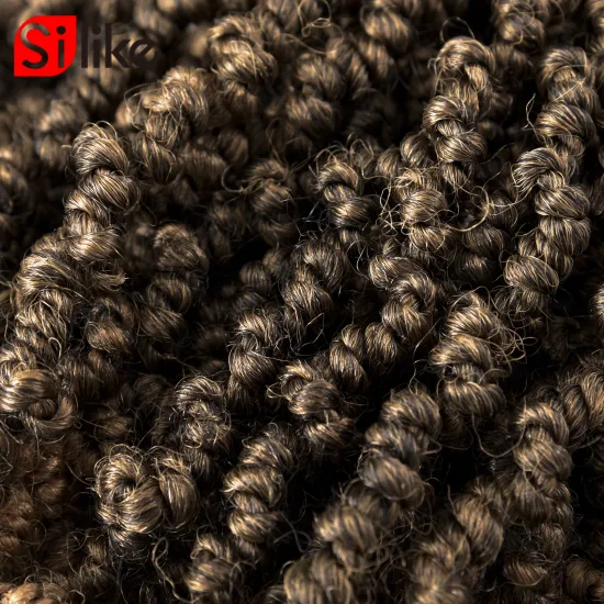 Pre Twisted Passion Twist Bomb Crochet Hair Synthetic Ombre Faux locs Havana Crochet Braids10"/15 Strands Crochet Hair Braids