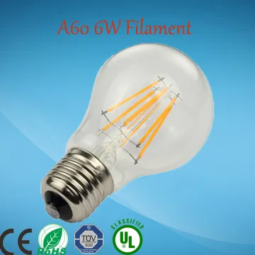 2015 new product pd10 eurotic tv photo 8w 800lm led filament bulb 360degree A60 led filament bulb CE led