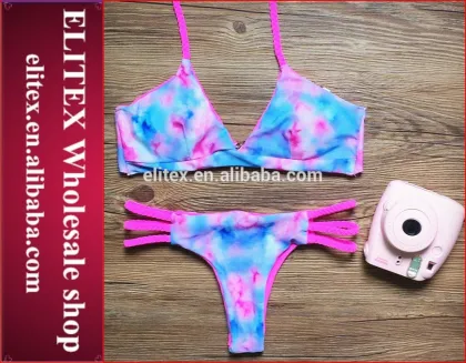 2017 online wholesale slim straps sexy print swimsuit women CK197