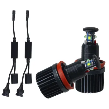 Angel Eyes Fog Lamp 40W H8 E91 E92 E93 LED Marker Bulbs 6000K